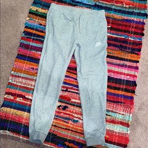 Grey Nike joggers